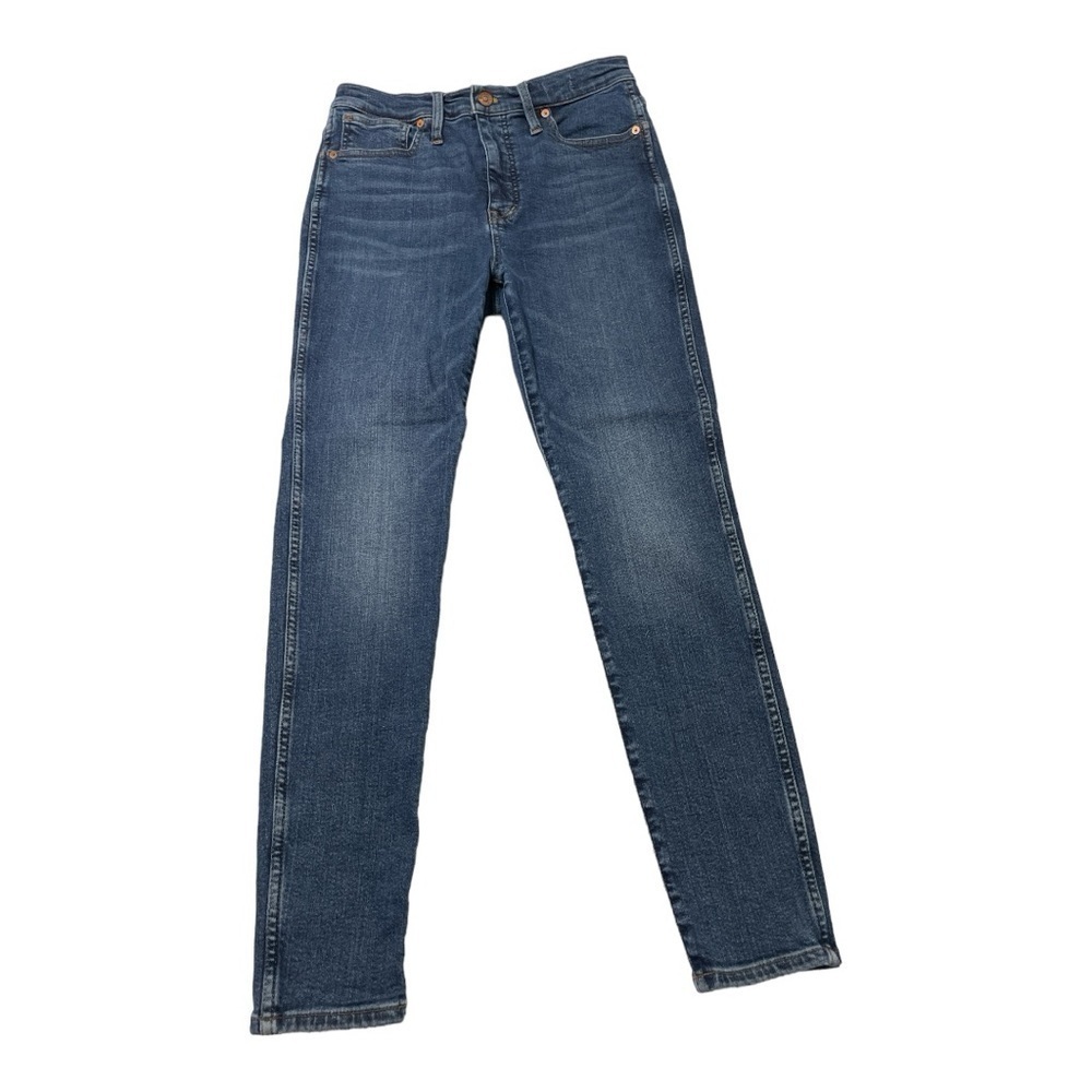 Madewell High Rise / waisted Skinny Womens 29 Stretch Dark Wash Denim Jeans - Picture 2 of 14